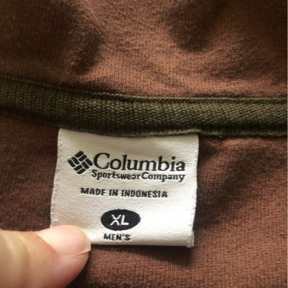 Columbia Olive Long Sleeve Shirt - Picture 2 of 7